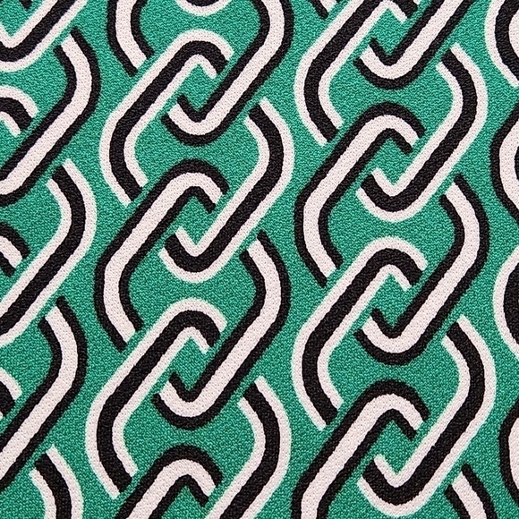 Dress knee length V-neck with tie short sleeves Size 2X NICOLE MILLER NWT - Picture 8 of 15